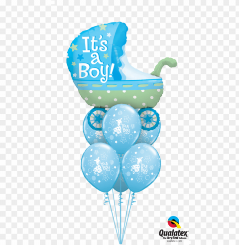 bring this bouquet of joy to parents of a new baby - its a girl balloons HighQuality Transparent PNG Isolated Art