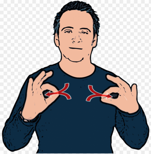 british sign language - british sign language for peace PNG images without subscription PNG transparent with Clear Background ID 30768ffe