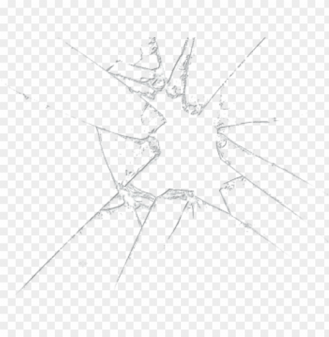 broken glass PNG for use