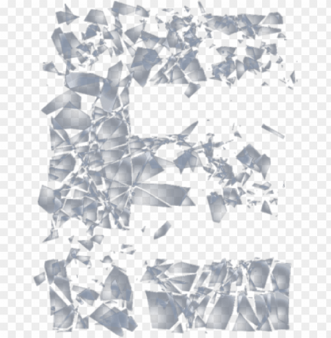 broken glass background broken glass letters - shattered glass letter e PNG for presentations PNG transparent with Clear Background ID 3a868b5c