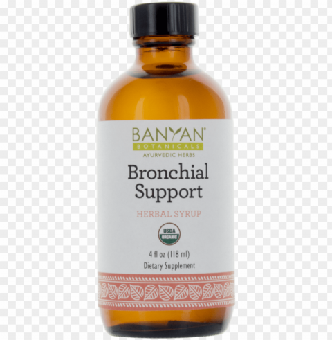 bronchial support herbal syrup - banyan botanicals Clear PNG image