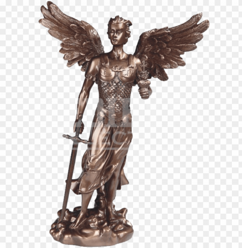bronze archangel jehudiel statue - bronze sculpture Clear PNG images free download