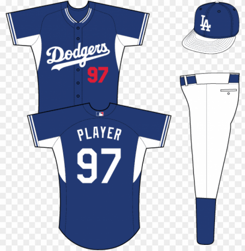 brooklyn robins - los angeles dodgers women's t in medium Isolated Artwork in HighResolution Transparent PNG