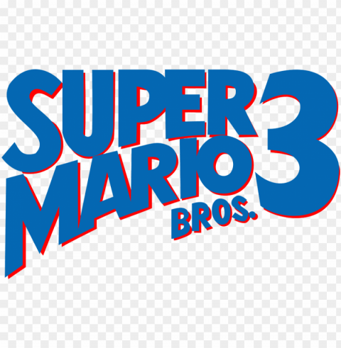 bros logo by ringostarr - super mario bros 3 logo PNG images with transparent layering