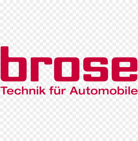 brose logo - brose fahrzeugteile gmbh & co k Isolated Item with Transparent Background PNG
