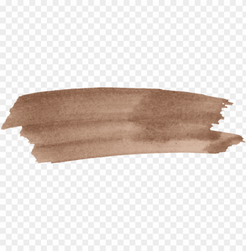brown brush stroke Isolated Character in Transparent PNG Format PNG transparent with Clear Background ID a4278d74