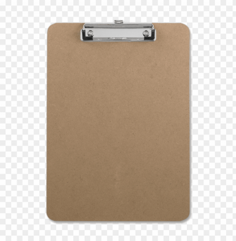 brown clipboard PNG Graphic Isolated with Clarity