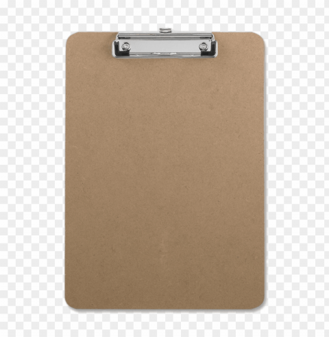 Brown Clipboard PNG Graphic Isolated With Clarity