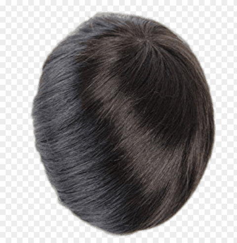 Brown Hairpiece Toupee Transparent PNG Isolated Object With Detail