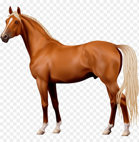brown horse clipart - horse PNG Image with Clear Isolated Object