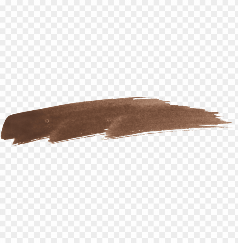 brush stroke brown Isolated Character in Transparent PNG