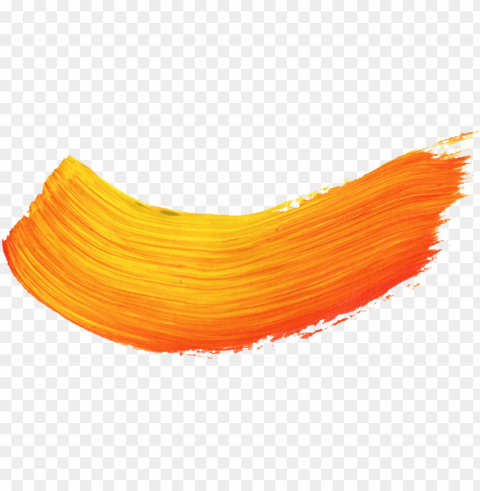 brush stroke transparent vol onlygfx - orange paint brush PNG for business use