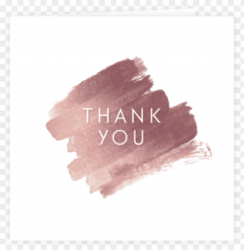 brushstroke thank you card rose gold - c shell Transparent PNG images set PNG transparent with Clear Background ID 6e6bb461