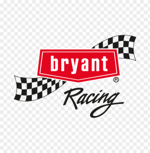 bryant racing vector logo PNG Graphic with Transparent Background Isolation