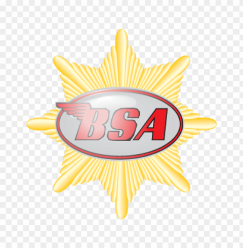 bsa motorcycles logo vector free Transparent background PNG artworks