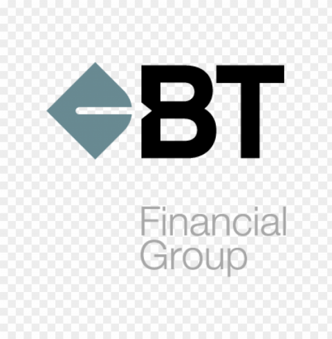 bt financial group company vector logo Isolated Element with Clear Background PNG