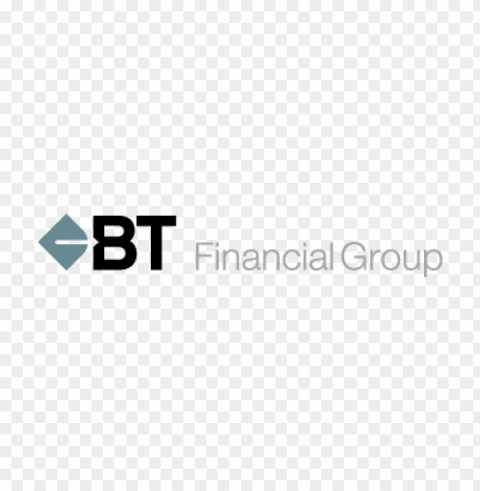 bt financial group vector logo Isolated Element with Clear PNG Background