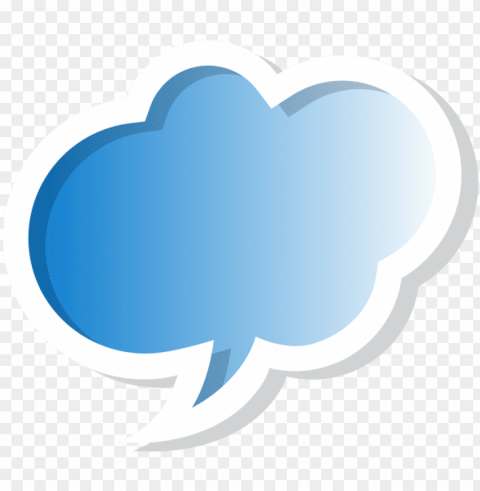 bubble clipart cloud - speech cloud clip art PNG with Clear Isolation on Transparent Background