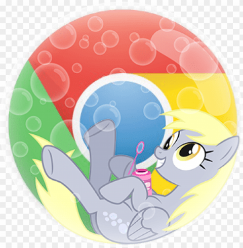 bubble derpy hooves female google chrome icon - my little pony chrome icon ClearCut Background PNG Isolated Element