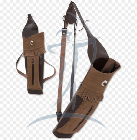 buck trail big stack leathersuede back quiver pkr - bowie knife Free PNG images with alpha channel