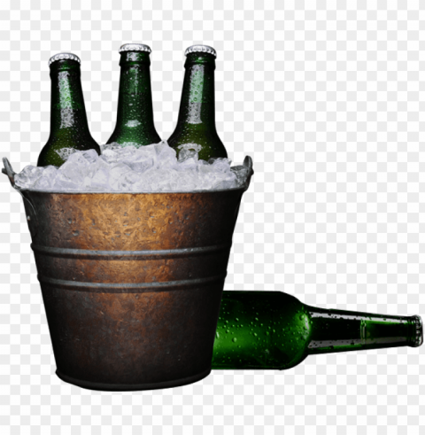bucket drawing beer - beer bucket Transparent Background PNG Isolated Design