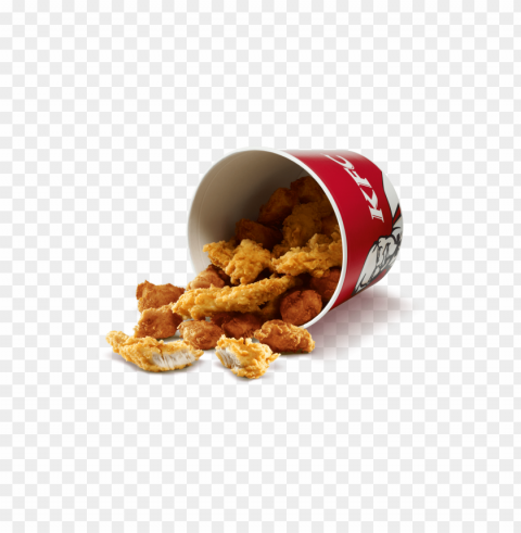 bucket of chicken ClearCut Background PNG Isolated Item