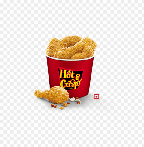 bucket of chicken PNG for design