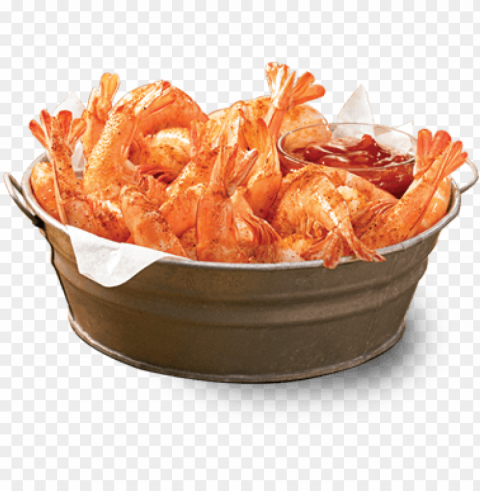 bucket of shrimp - fun shrimp cocktail bucket PNG Image with Clear Background Isolated