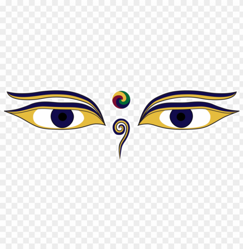 buddha eye logo HighQuality PNG Isolated Illustration