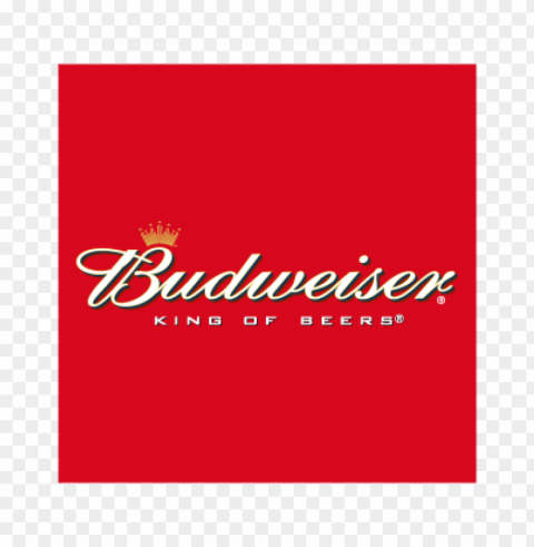 budweiser king of beers vector logo PNG Isolated Illustration with Clarity