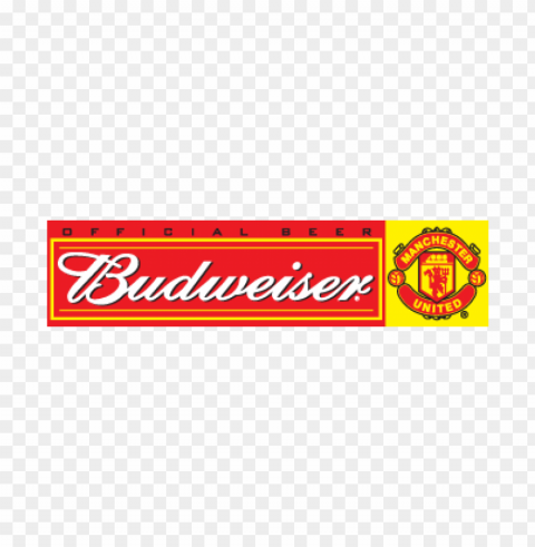 budweiser manchester united logo vector free Clear PNG pictures comprehensive bundle