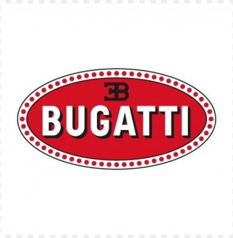bugatti vector logo Transparent PNG Isolated Object