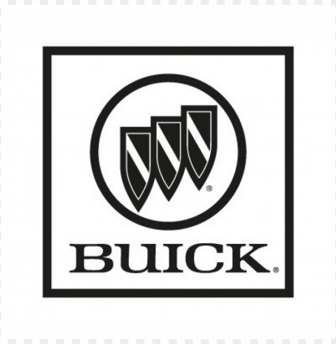 buick black logo vector Transparent PNG Isolated Object Design