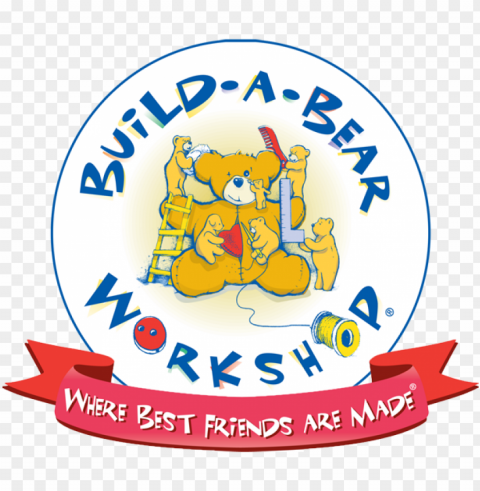 build a bear logo - build a bear workshop where best friends Transparent PNG Graphic with Isolated Object