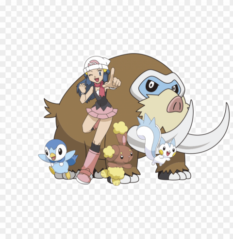 Buneary - Mamoswine - Pachirisu - Piplup - Pokemon Zorua As Daw PNG Pictures With Alpha Transparency