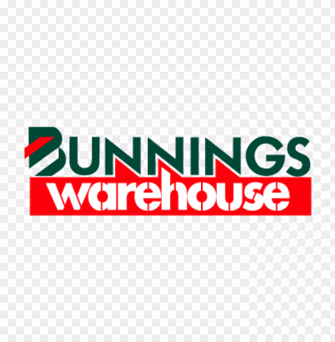 bunnings warehouse vector logo Isolated Object with Transparency in PNG