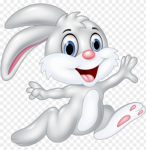 bunny cartoon picture freeuse stock - rabbit cartoo PNG Image with Transparent Isolated Design