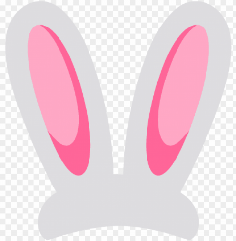 bunny ears - bow tie photo booth props ClearCut Background Isolated PNG Design