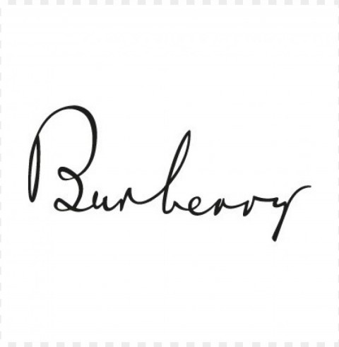 burberry clothing logo vector Transparent PNG images for printing