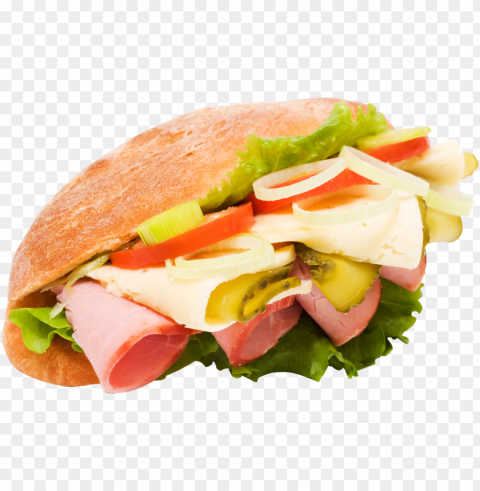 burger and sandwich food no Transparent Background PNG Isolated Character
