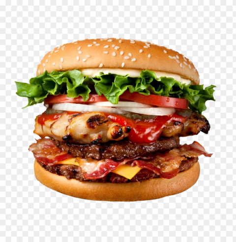 burger and sandwich food photoshop PNG with transparent background free