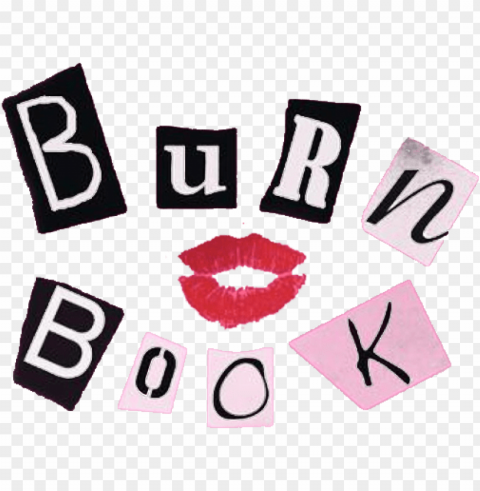 burn-book - mean girls - burn book scarf PNG Image with Isolated Artwork