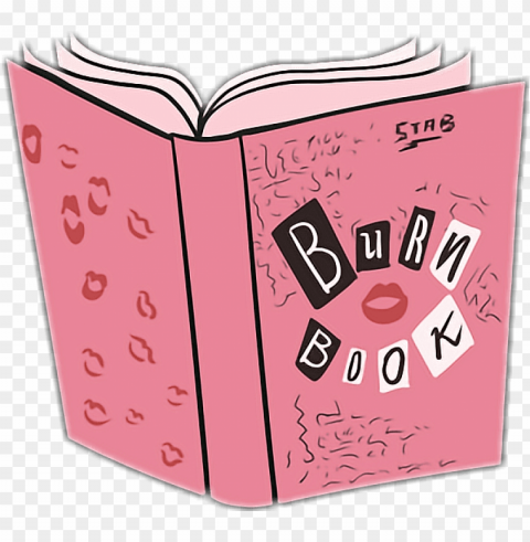 burn book pink mean meangirls girls - mean girls burn book PNG Image with Transparent Isolated Graphic