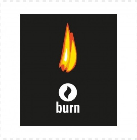 burn logo vector Transparent PNG Isolated Item
