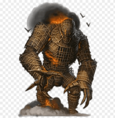 burning wicker man pathfinder Free PNG images with alpha channel set