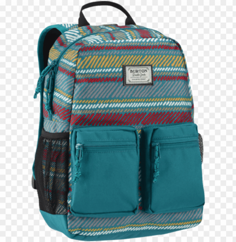 burton j gromlet pack paint stripe print utrustningburton - backpack Clear Background Isolation in PNG Format