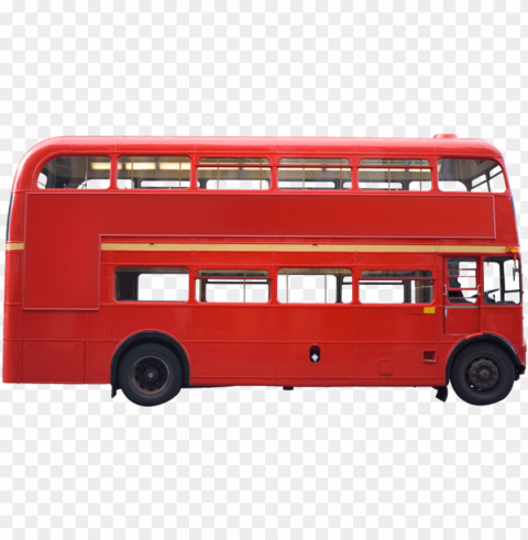 bus - double decker bus Isolated Icon in Transparent PNG Format