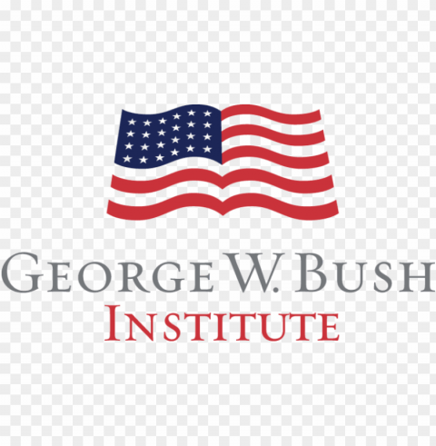 bush institute logo - george w bush presidential library logo Clear Background PNG Isolation