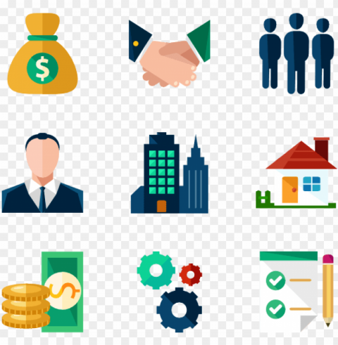 business 60 icons - iconos ventas Free PNG transparent images