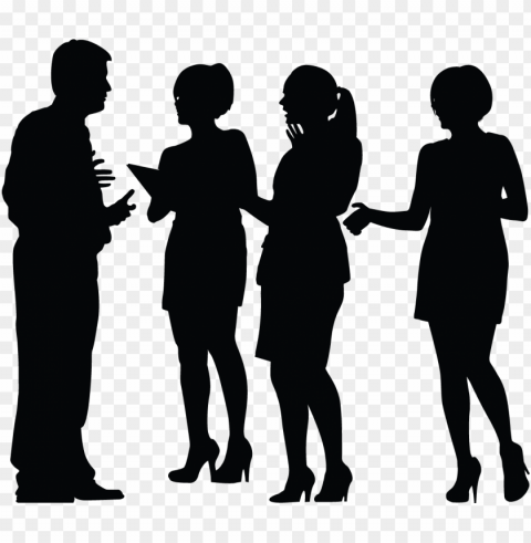 business meeting silhouette - silhouette Free PNG transparent images